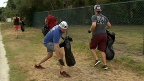 Running group combines litter pickup with jogging, aka Plogging