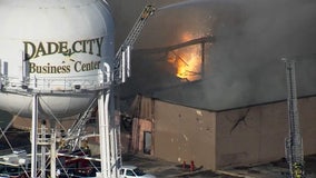 Magnesium continues to fuel industrial fire in Dade City