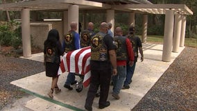 Vets helping vets: Unclaimed Marine gets rolling final tribute