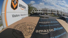 Behind the scenes of an Amazon warehouse
