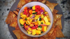 Good Day Gourmet: Peach-mango salsa with seasoned tortilla chips
