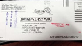 Florida votes, rejected for arriving too late, were mailed days or weeks before election