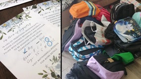 Couple asks for kids' school supplies in lieu of wedding gifts