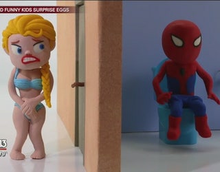 toys and funny kids surprise eggs