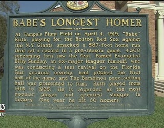 Babe Ruth's longest home run