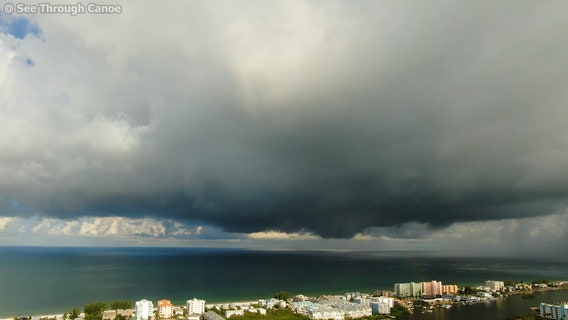 Watch: Storm cloud spins over Indian Rocks Beach