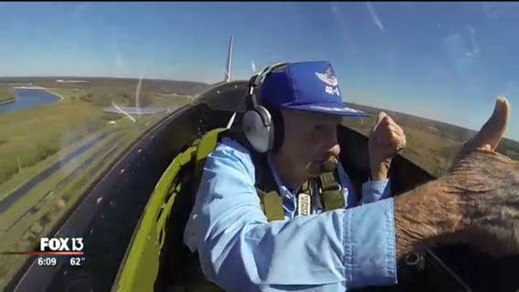 96-year-old WWII pilot takes flight again in Tampa
