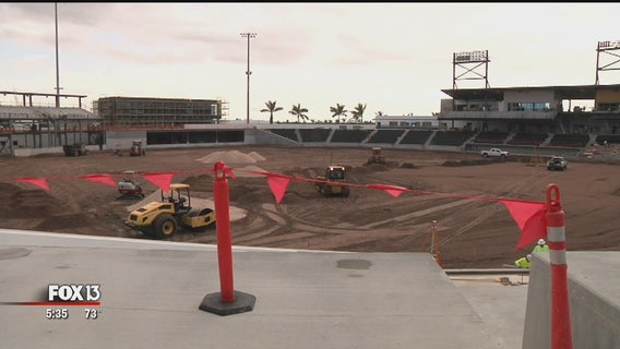 Braves' new, high-tech stadium taking shape