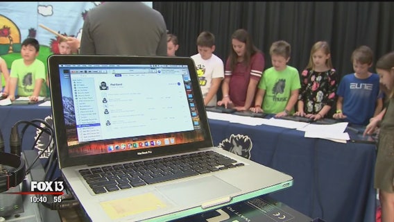 Tech-based band introduces kids to playing music with iPads