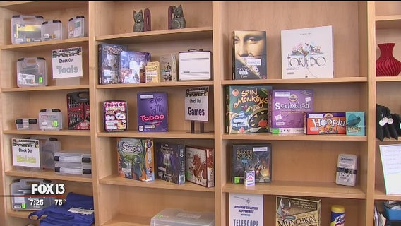 Beyond books: You can check out games, tools and telescopes at Clearwater Public Library