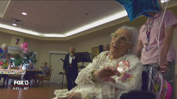 'No complaints' from Largo woman on her 107th birthday