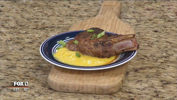 Recipe: Dr. BBQ's blackened pork chops with mango sauce