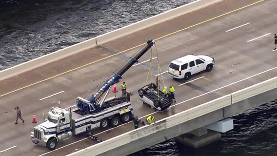 Body found in water one day after SUV plunged off Howard Frankland Bridge