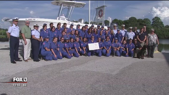 Student-run search-and-rescue team honored by Coast Guard