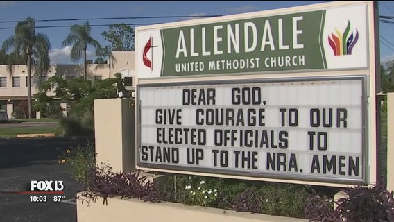 Church adds security measures, calls for change after bullet pierces preschool window