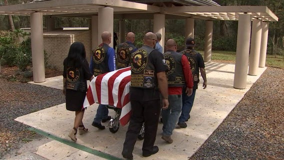 Vets helping vets: Unclaimed Marine gets rolling final tribute