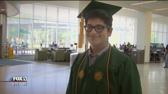 16-year-old boy is the youngest graduate in USF history