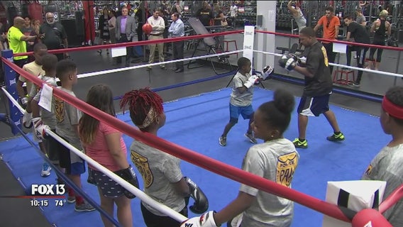 Kids get boxing, life lessons thanks to Tampa police