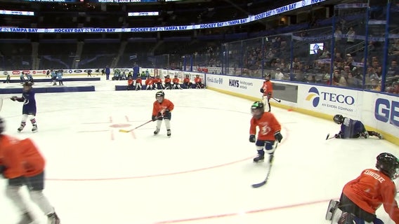 Fans pack Amalie Arena for Lightning's Hockey Day