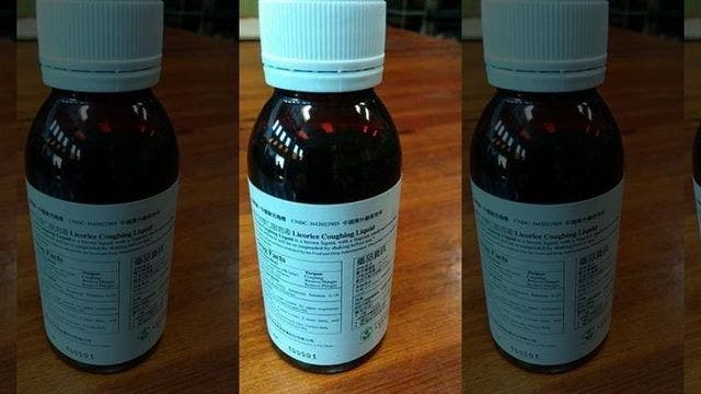 Company issues recall after cough syrup found to contain morphine