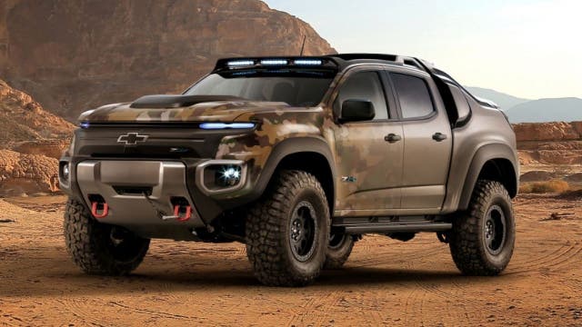 Chevrolet's hydrogen-powered stealth truck enlists with U.S. Army