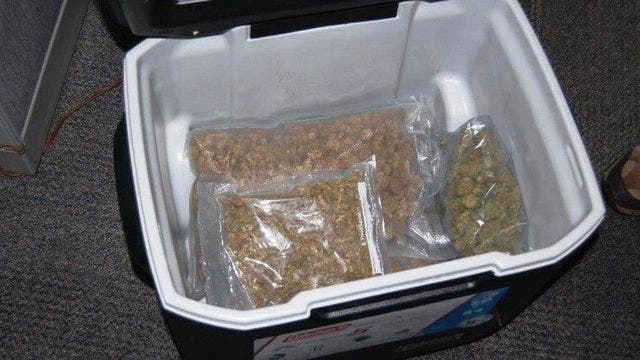 Marijuana-filled cooler worth $24K donated to Goodwill