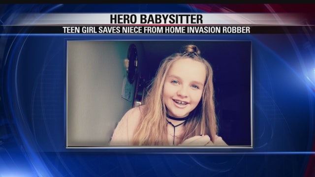 14-year old praised for how she handles home invasion while babysitting