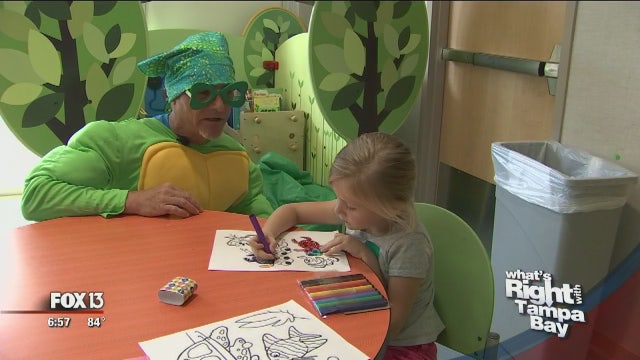 Super heroes help hospitalized kids cope