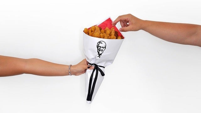 KFC giving away 20 special bouquets