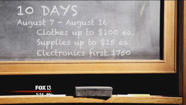 Sales Tax Holiday: what's included, what's not