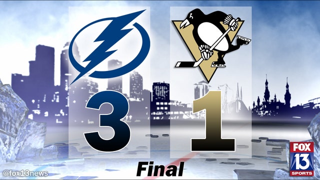 Lightning lose Bishop but top Penguins 3-1 in Game 1