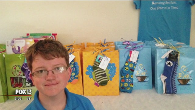 Teen's school project helps kids in hospitals cope