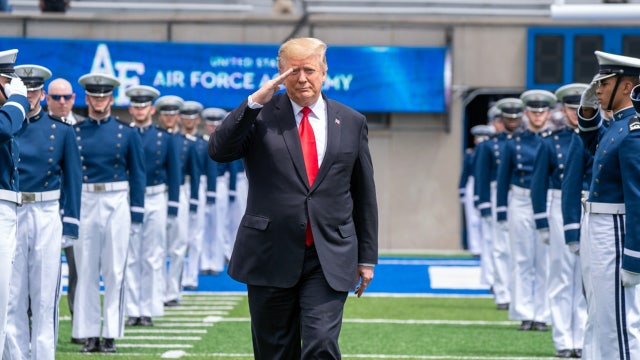 Trump: New AF officers are 'rock-ribbed American patriots'