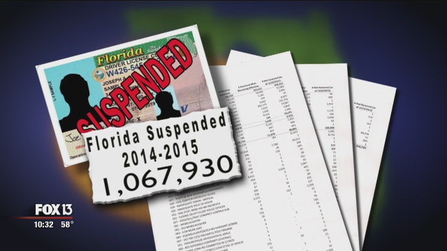 Senator: FL license suspension laws target poor