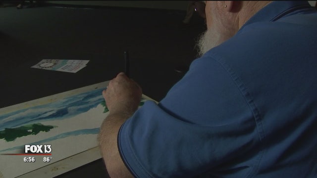 Stroke victims have a voice through art