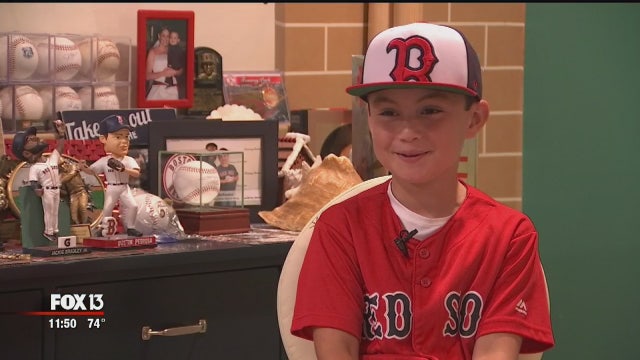 Red Sox 9-year-old super fan calls Tampa home