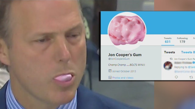What's the deal with Jon Cooper and chewing gum?
