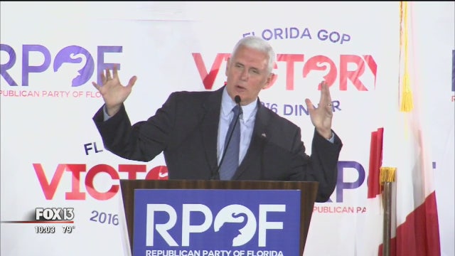 Pence, Rubio hold 'Victory Dinner' in Tampa