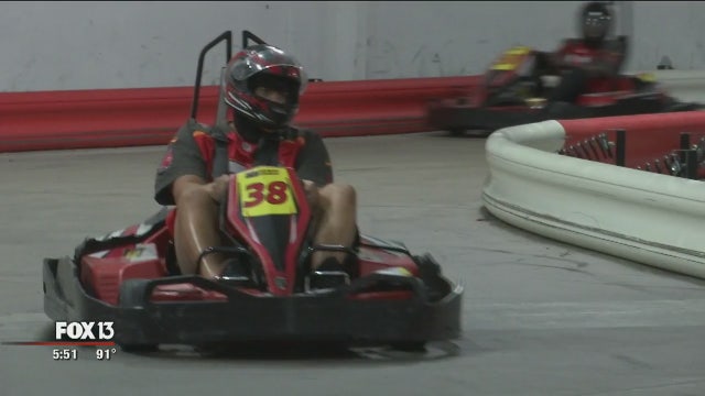 Buccaneers rookies rev up to race firefighters