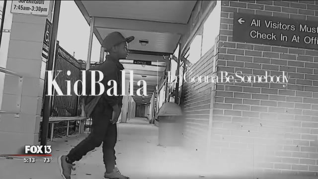 Lakeland's kid rapper, Kid Balla hypes positivity on Youtube