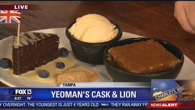 A morning at the English-themed Yeoman's Cask & Lion