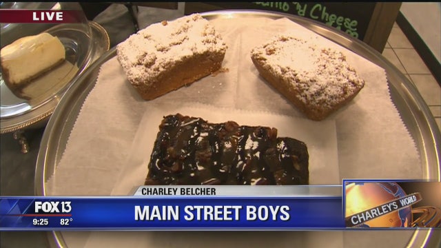 Charley visits 'Main Street Boys' sandwich shop