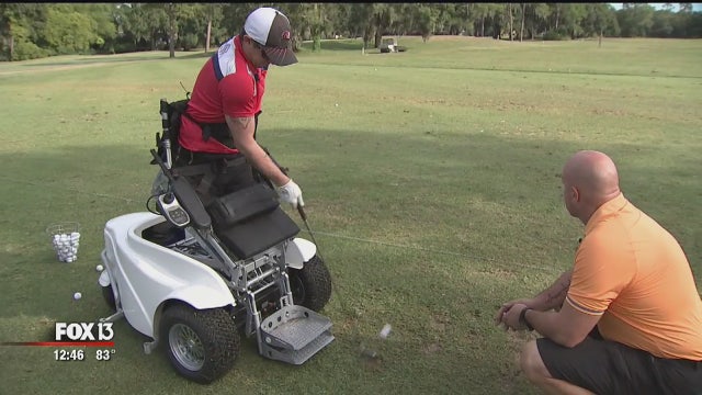 Bay Area man provides adaptive golf programs for wounded vets