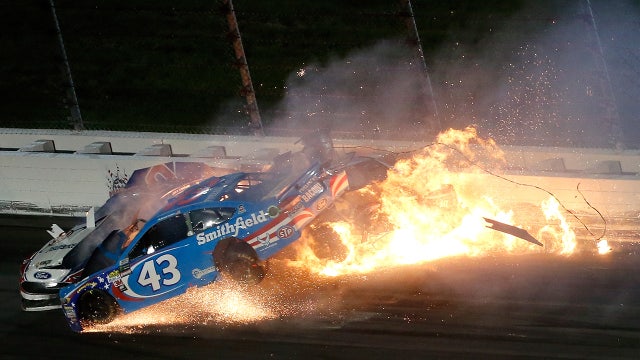 NASCAR's Almirola out of hospital after fracturing vertebra