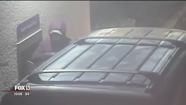 Armed robber ambushes ATM customer at Lakeland bank