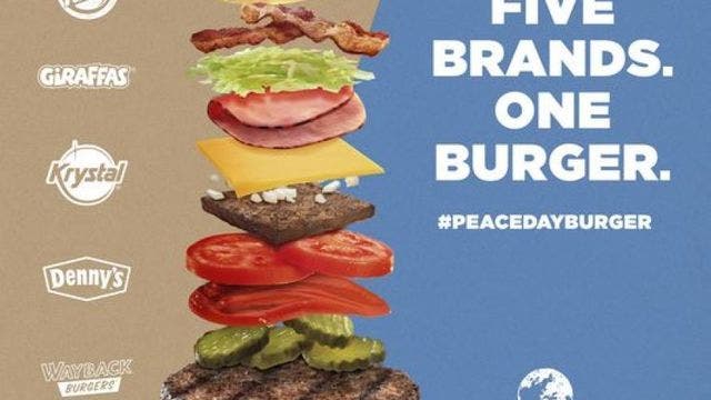 Burger King announces 'Peace Day Burger' mashup