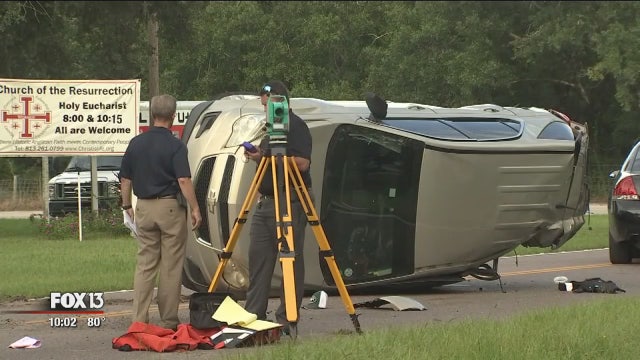 Infant critical, 90-year-old injured in 4-vehicle crash