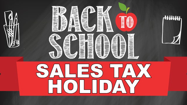 2017 back-to-school tax holiday is this weekend