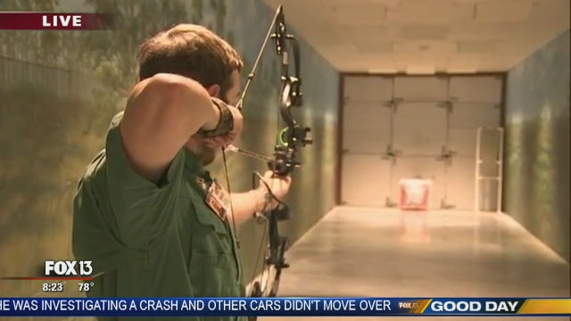 Family summer camp at Bass Pro Shops