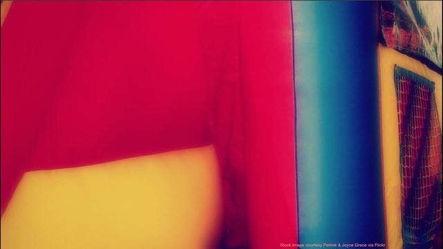 Five children hurt when bounce house goes airborne during church festival